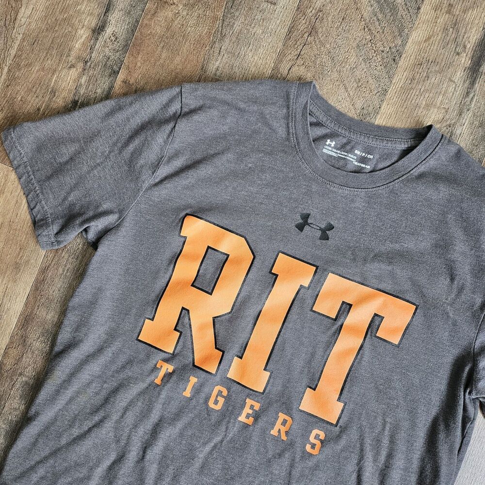Under Armour UA RIT T shirt Unisex Size Small Cotton Blend